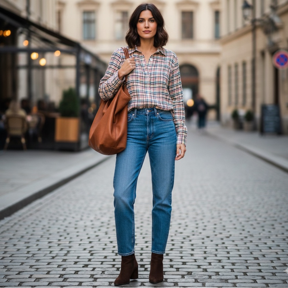 Lands' End Women's button up shirt